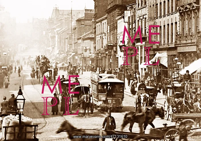  : The Briggate, Leeds, Victorian period