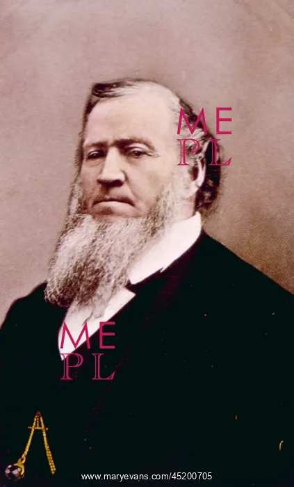 : Brigham Young (1801-1877), hand colored ? : Brigham Young (1801-1877), hand colored ?