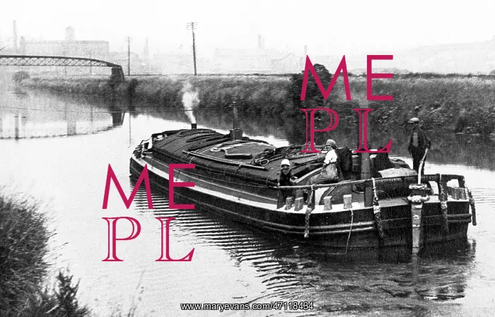  : Brighouse River Calder barge early 1900s