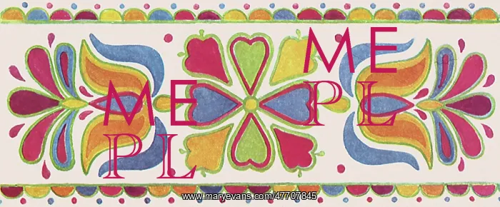  : Bright Floral Border