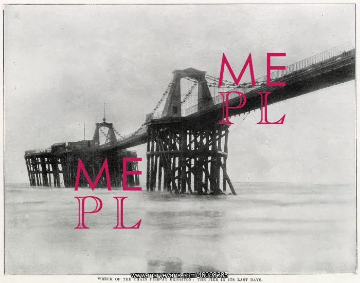 : Brighton Chain Pier 1896 : Brighton Chain Pier 1896