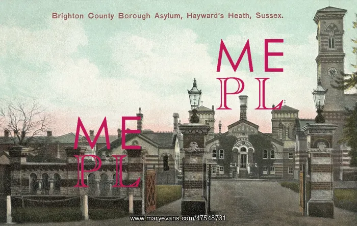 : Brighton County Borough Asylum, Haywards Heath, Sussex : Brighton County Borough Asylum, Haywards Heath, Sussex
