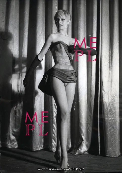: Brigitte Bardot, French actress, striptease for film role : Brigitte Bardot, French actress, striptease for film role