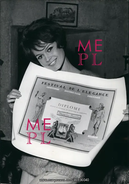 : Brigitte Bardot, French actress, with courtesy degree, Paris : Brigitte Bardot, French actress, with courtesy degree, Paris