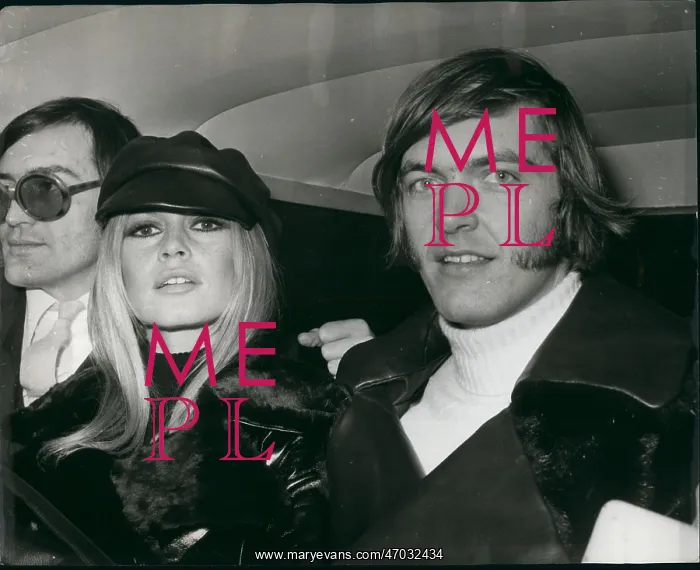 : Brigitte Bardot and Patrick Gilles in London : Brigitte Bardot and Patrick Gilles in London