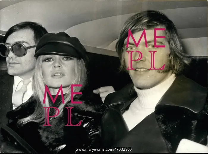 : Brigitte Bardot and Patrick Gilles in London : Brigitte Bardot and Patrick Gilles in London
