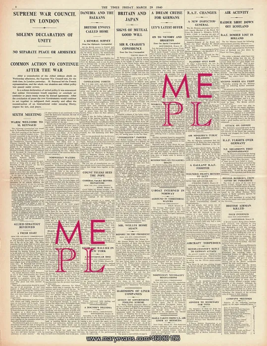 : Briitsh and French Governments declare unity in war : Briitsh and French Governments declare unity in war