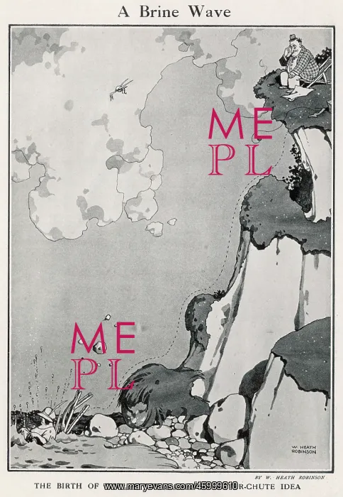 : A Brine Wave by William Heath Robinson : A Brine Wave by William Heath Robinson