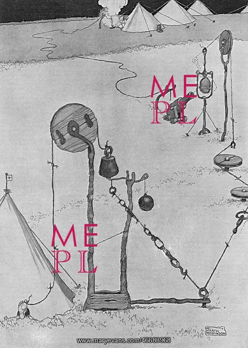: Bring the Batman (patented by Germany), Heath Robinson : Bring the Batman (patented by Germany), Heath Robinson