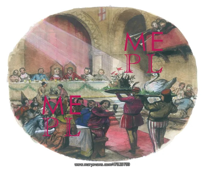 : Bringing in the Boar's Head Medieval banquet : Bringing in the Boar's Head Medieval banquet