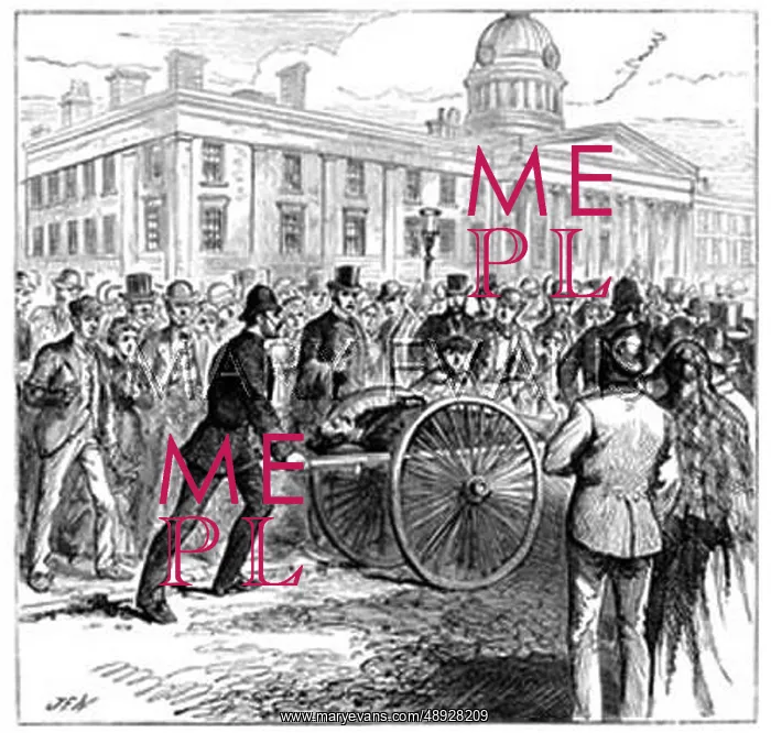 : Bringing the wounded to the Manchester Royal Infirmary : Bringing the wounded to the Manchester Royal Infirmary