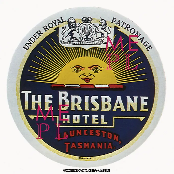 : Brisbane Hotel Label : Brisbane Hotel Label