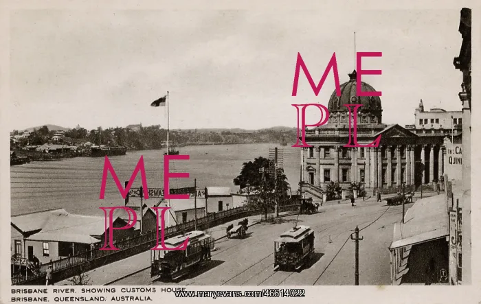 : Brisbane, Queensland, Australia, Petrie Bight, Customs House : Brisbane, Queensland, Australia, Petrie Bight, Customs House