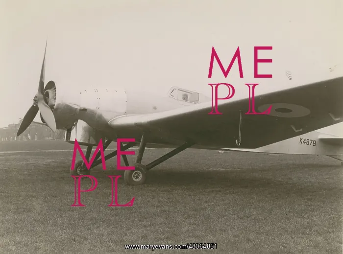 : Bristol 138A K4879 when fitted with a three-blade propeller : Bristol 138A K4879 when fitted with a three-blade propeller
