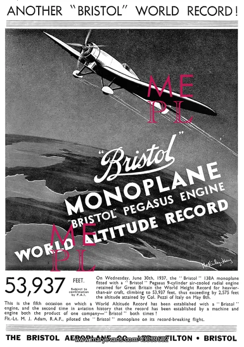 : Bristol 138A Monoplane : Bristol 138A Monoplane
