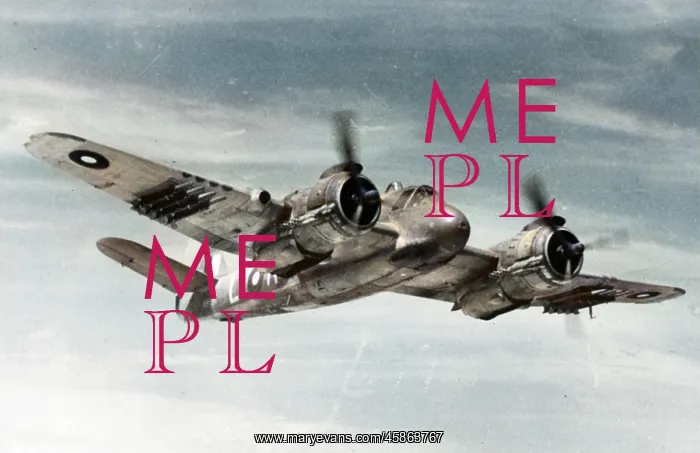 : Bristol 156 Beaufighter VIF (forward view, flying) of N? : Bristol 156 Beaufighter VIF (forward view, flying) of N?