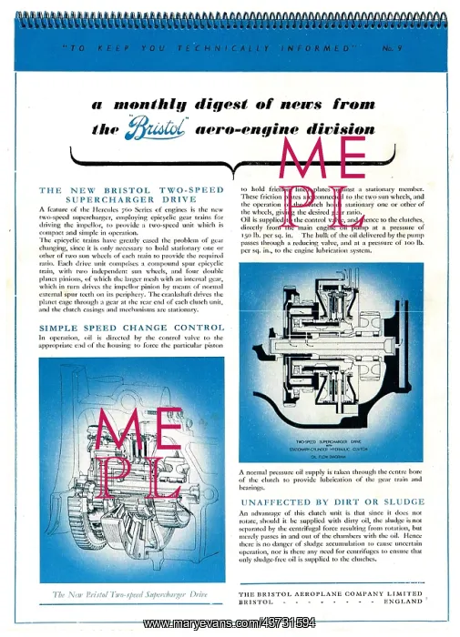 : Bristol Aero-Engine Division Monthly Digest #9 : Bristol Aero-Engine Division Monthly Digest #9