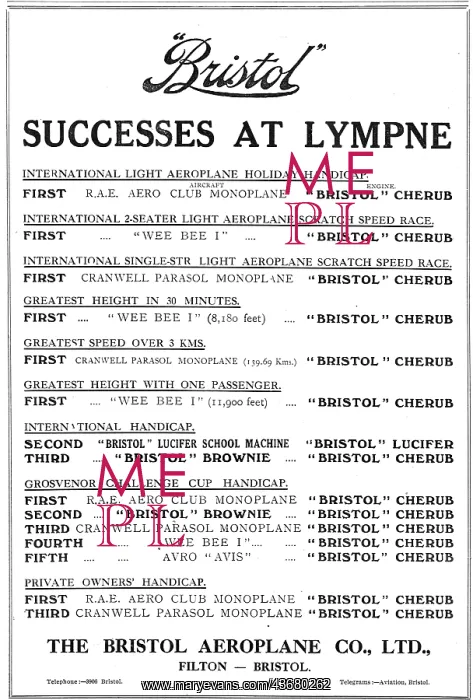 : Bristol Aero Engine Successes At Lympne : Bristol Aero Engine Successes At Lympne