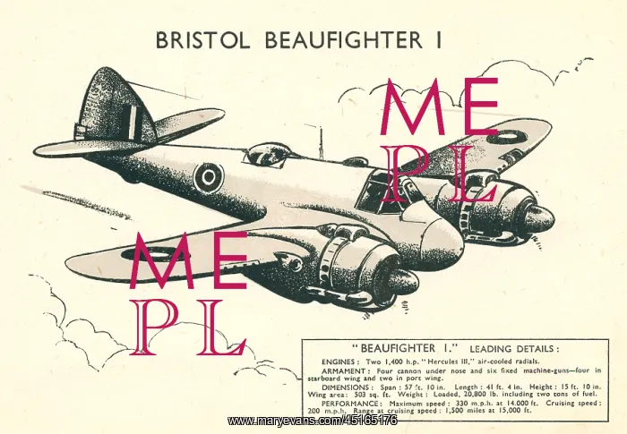 : Bristol Beaufighter I : Bristol Beaufighter I