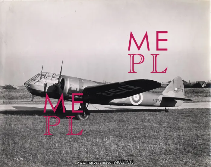 : Bristol Blenheim I K7072 : Bristol Blenheim I K7072