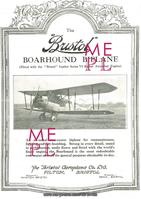 : Bristol Boarhound Biplane - Bristol Jupiter Engine : Bristol Boarhound Biplane - Bristol Jupiter Engine