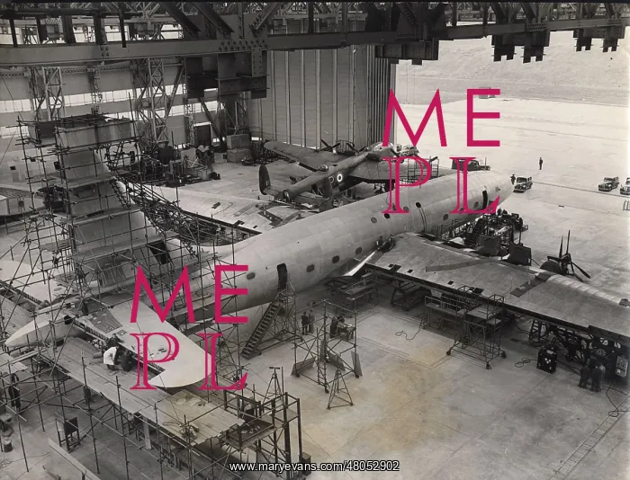  : The Bristol Brabazon under construction at Filton