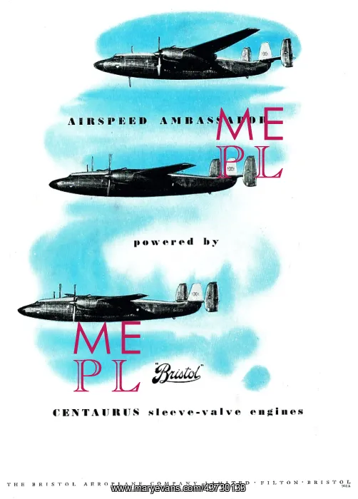 : Bristol Centaurus - Airspeed Ambassador : Bristol Centaurus - Airspeed Ambassador