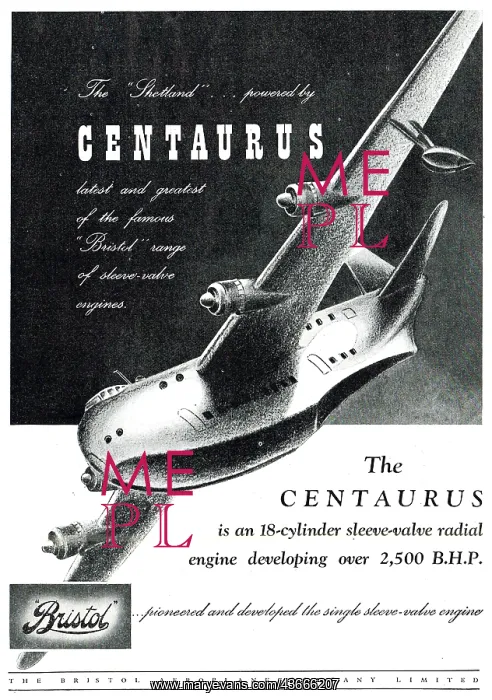 : Bristol Centaurus - Short Shetland : Bristol Centaurus - Short Shetland