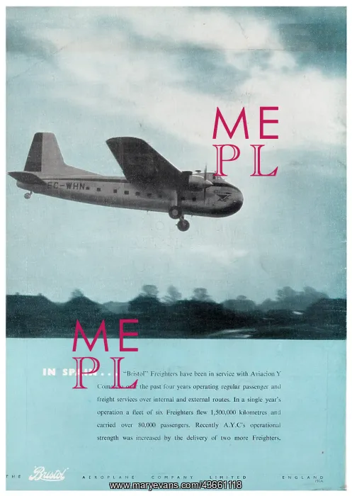 : Bristol Freighter - Aviacion Y Comercio : Bristol Freighter - Aviacion Y Comercio