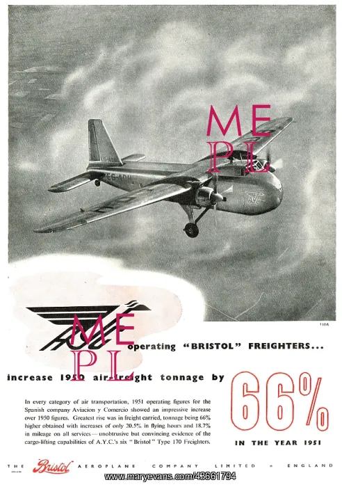 : Bristol Freighter - Aviacion y Commercio : Bristol Freighter - Aviacion y Commercio