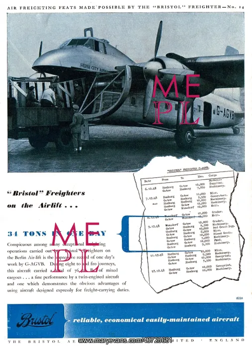 : Bristol Freighter - Bristol Wayfarer - Bristol Type 170 : Bristol Freighter - Bristol Wayfarer - Bristol Type 170