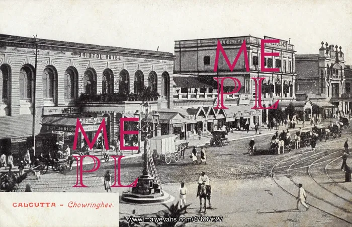 : Bristol Hotel, Chowringhee, Calcutta, India : Bristol Hotel, Chowringhee, Calcutta, India