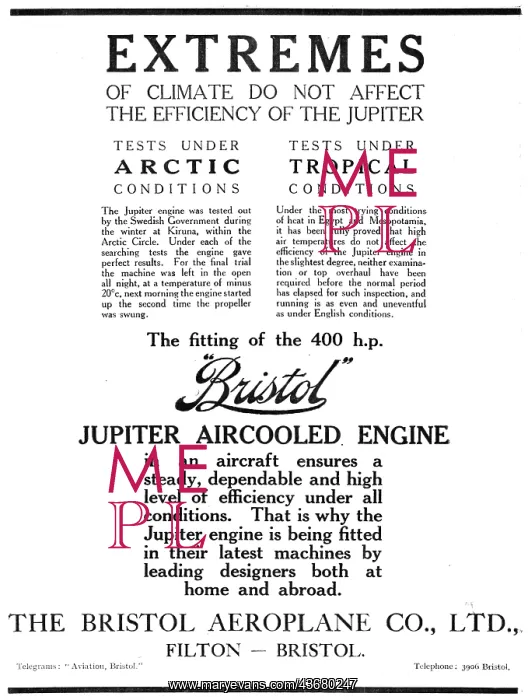 : Bristol Jupiter Aircooled Radial Aero Engine : Bristol Jupiter Aircooled Radial Aero Engine