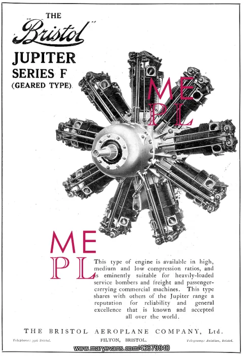 : Bristol Jupiter Series F Geared : Bristol Jupiter Series F Geared