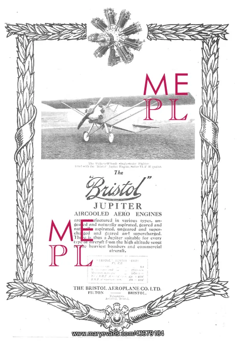 : Bristol Jupiter - Vickers Wibault : Bristol Jupiter - Vickers Wibault