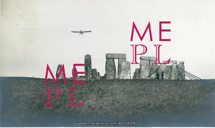: The Bristol Monoplane over Stonehenge : The Bristol Monoplane over Stonehenge