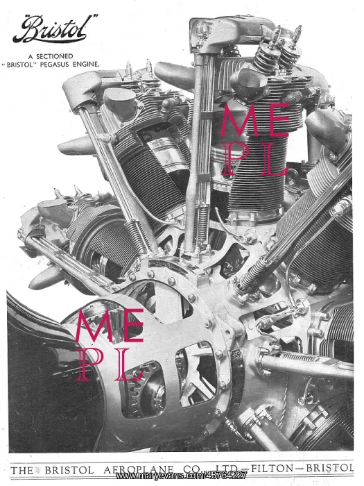 : Bristol Pegasus Aero Engine (Sectioned) : Bristol Pegasus Aero Engine (Sectioned)