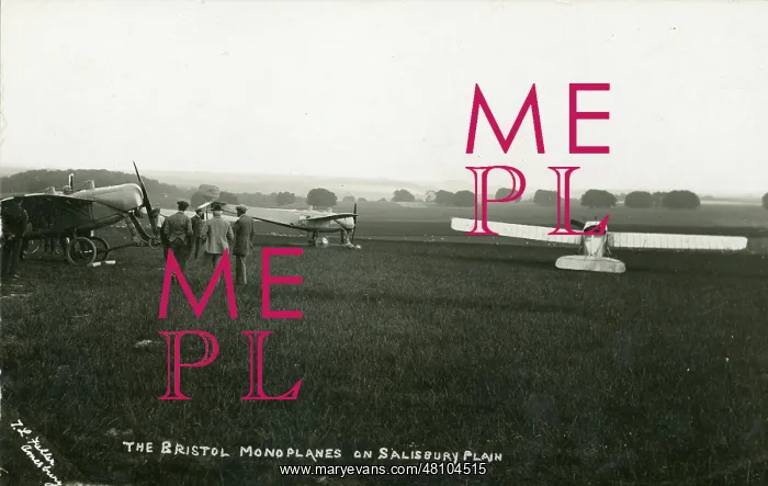 : Bristol-Prier and Coanda Monoplanes on Salisbury Plain : Bristol-Prier and Coanda Monoplanes on Salisbury Plain