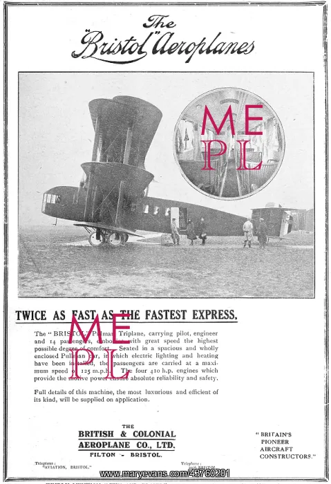 : Bristol Pulman Triplane 1920 : Bristol Pulman Triplane 1920
