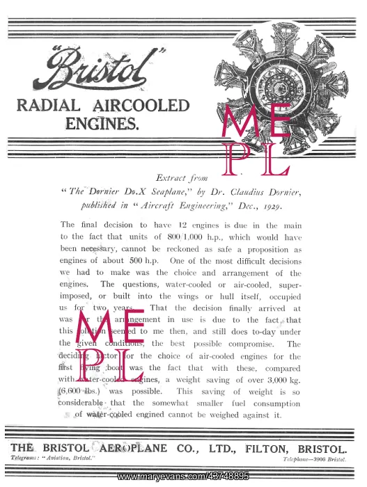 : Bristol Radial Aircooled Engines : Bristol Radial Aircooled Engines