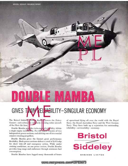 : Bristol Siddeley Double Mamba : Bristol Siddeley Double Mamba