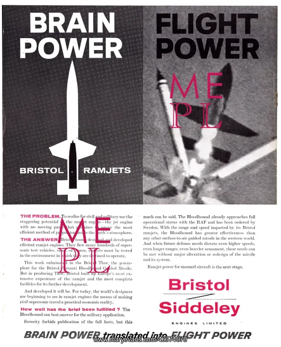 : Bristol Siddeley Ramjet Engines : Bristol Siddeley Ramjet Engines
