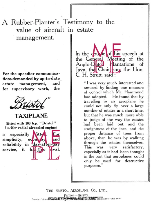  : Bristol Taxiplane