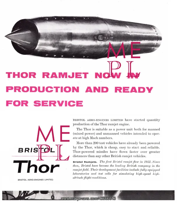: Bristol Thor Ramjet : Bristol Thor Ramjet