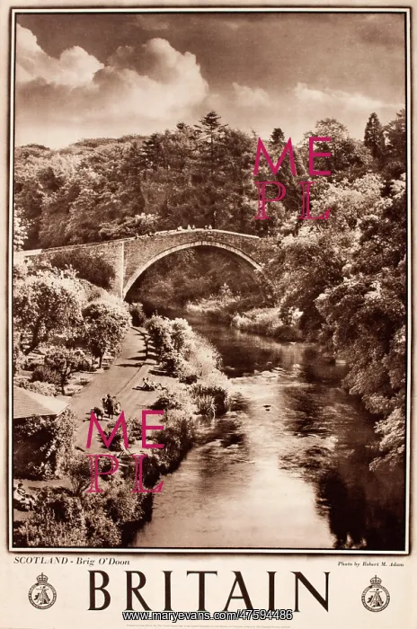 : Britain poster, Brig O'Doone, Scotland : Britain poster, Brig O'Doone, Scotland
