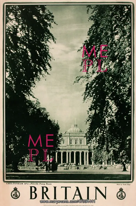 : Britain poster, Cheltenham Spa, Pittville Pump Room : Britain poster, Cheltenham Spa, Pittville Pump Room