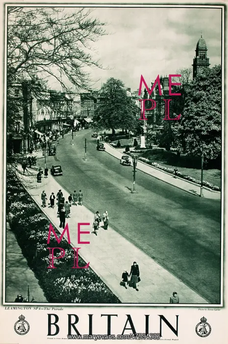 : Britain poster, Leamington Spa, The Parade : Britain poster, Leamington Spa, The Parade