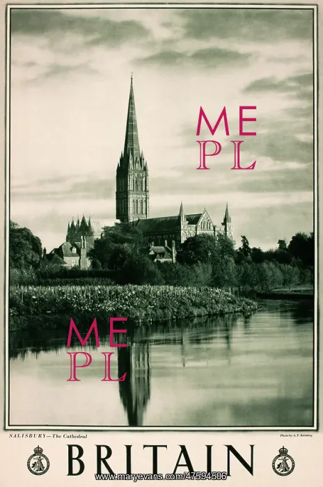  : Britain poster, Salisbury Cathedral