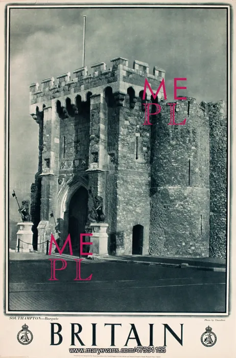 : Britain poster, Southampton Bargate : Britain poster, Southampton Bargate