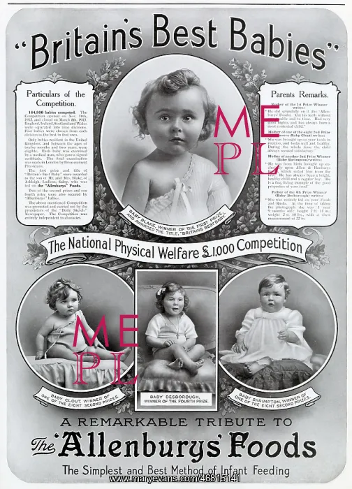 : Britain's Best Babies Competition 1913 : Britain's Best Babies Competition 1913